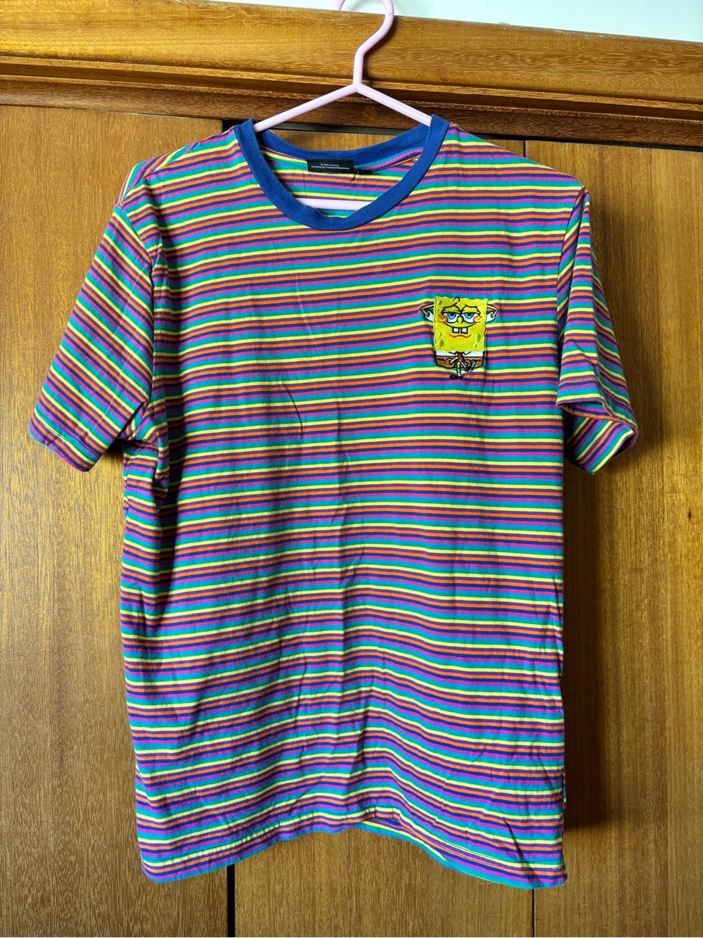 SpongeBob colourful striped shirt 🌈✨